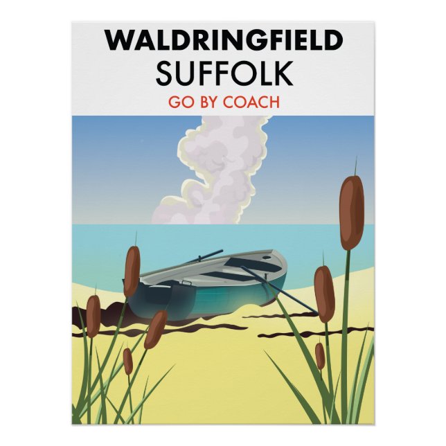 Waldrinfield Suffolk Ravel Poster. Poster (Vorderseite)