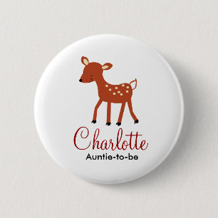 WALDrotwild-BABYPARTY-NAMENSSCHILD-KNOPF Button