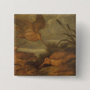 Waldschnepfe an der Dämmerung, c.1676 (Öl auf Button