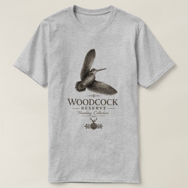 Waldschnepfe  T-Shirt (Design vorne)