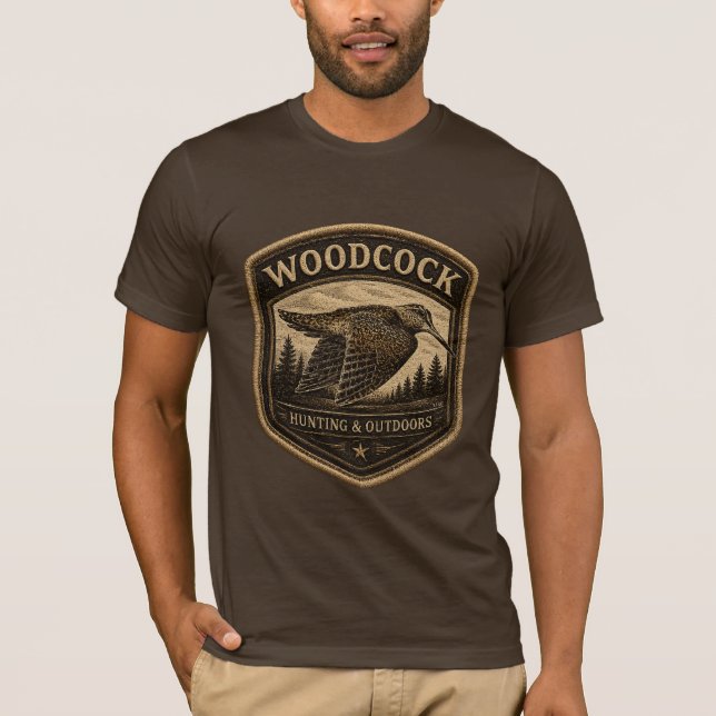 Waldschnepfe  T-Shirt (Vorderseite)