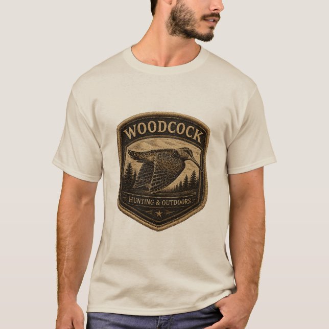Waldschnepfe  T-Shirt (Vorderseite)