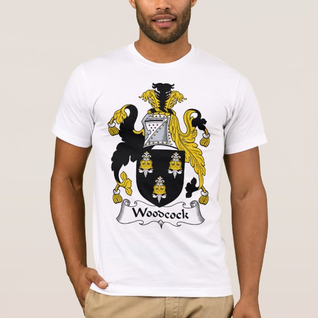 Waldschnepfen-Familienwappen T-Shirt (Vorderseite)