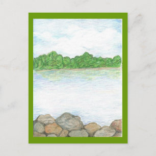 Waldsee Postkarte