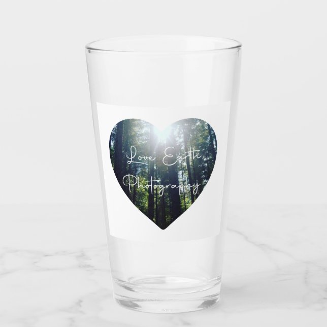 Waldsonnenlicht Glas (Vorderseite)