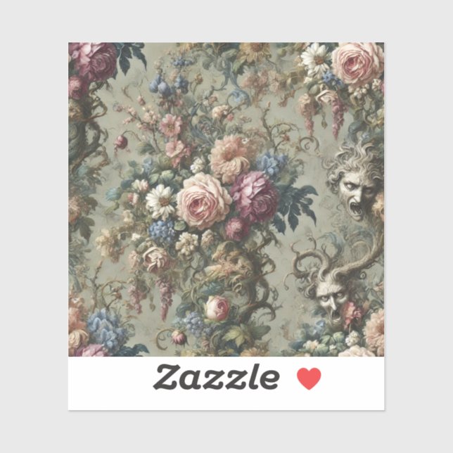 Waldspektoren - gotische Viktorianische Aufkleber (Blatt)