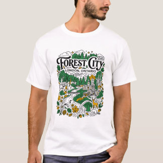 Waldstadt London Ontario Wildtiere und Natur T-Shirt