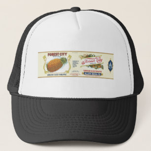 Waldstadt - Vintages Etikett für Ananas Truckerkappe