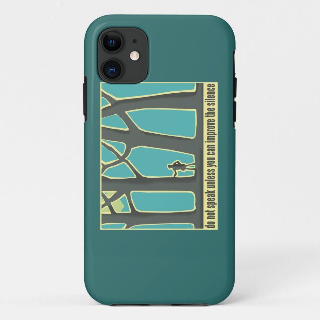 Waldstille Case-Mate iPhone Hülle (Rückseite)