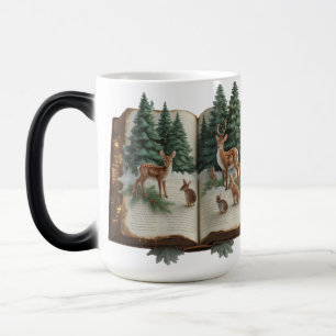 Waldstorybook-Rentierfarbmorphing-Tasse 15 Verwandlungstasse
