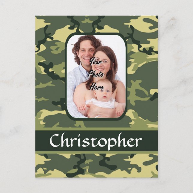Waldtarnung Postkarte (Vorderseite)