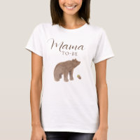 Waldtier Bär Herbst Baby Shower Mama werdende Mutt
