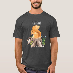 Waldtier Eichhörnchen mit Namen Killian Freunde T-Shirt