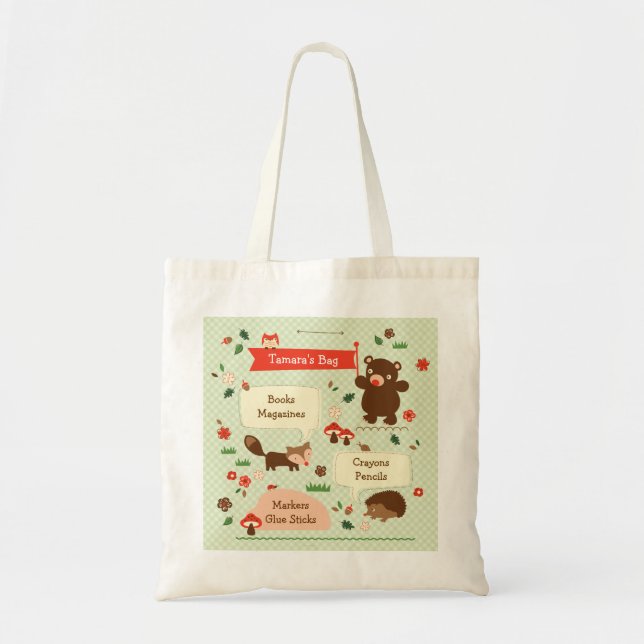 Waldtier-Tasche Tragetasche (Vorne)