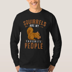 Waldtier Wildtiere Natur Nagetier Eichhörnchen T-Shirt
