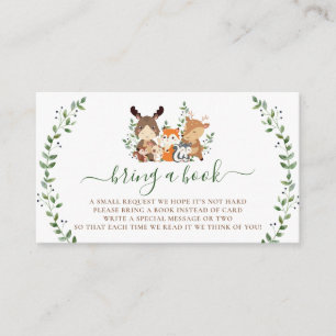 Waldtierbücher für Kleinkinder Begleitkarte