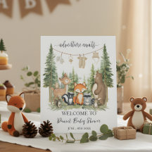 Waldtiere-Baby-Party
