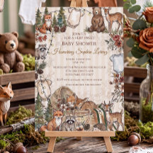 Waldtiere Baby Shower 