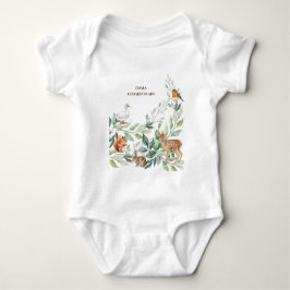 Waldtiere Baby Strampler
