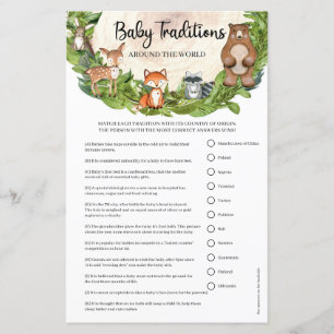 Waldtiere Baby Traditionen auf der ganzen Welt