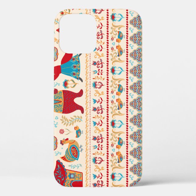 Waldtiere: Beige Hintergrund Case-Mate iPhone Hülle (Rückseite)