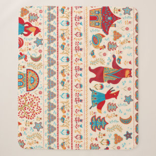 Waldtiere: Beige Hintergrund Sherpadecke