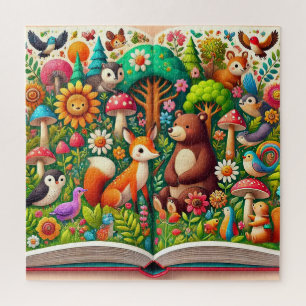 Waldtiere Bilderbuch-Geschenk für Kinder