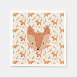 Waldtiere Boho Design Fox Serviette