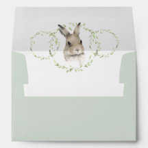 Waldtiere Bunny Rabbit Script Wasserfarbe