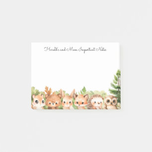 Waldtiere Elegantes Kinderzimmer Post-it Klebezettel