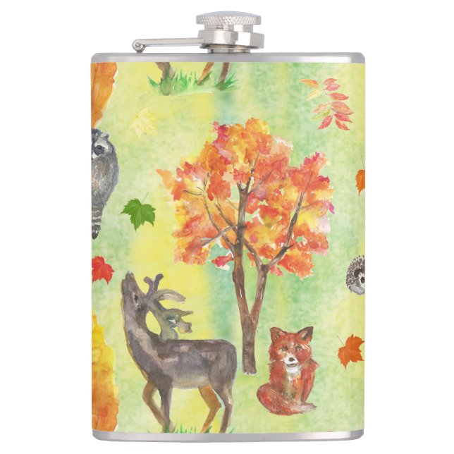 Waldtiere Flachmann (Vorderseite)