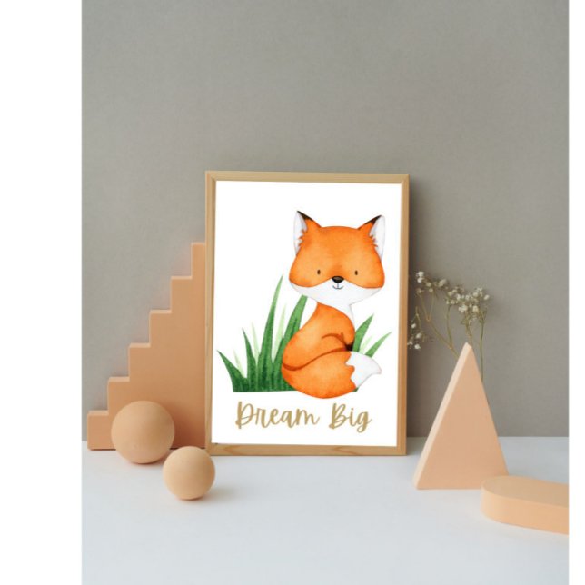 Waldtiere Fox Kinderzimmer Poster (Von Creator hochgeladen)