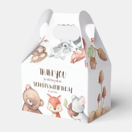 Waldtiere Geburtstag personalisiert Geschenkschachtel