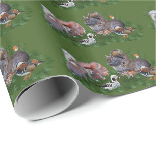 Waldtiere Geschenkpapier