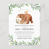 Waldtiere Geschlechtsneutrale Babydusche per Post