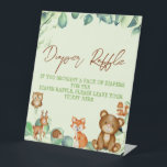 Waldtiere Grünpflanzen Eukalyptus Diaper Raffle Sockelschild<br><div class="desc">In meiner Kollektion oder in anderen modernen Themen zum Thema Babydusche und Geburtstag findest du das passende Angebot in meinem Shop. Wenn Sie nach etwas ungewöhnlichem suchen,  können Sie uns einfach eine Nachricht schicken</div>