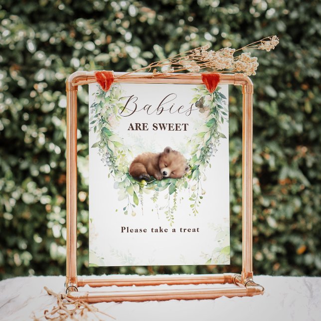 Waldtiere Grünpflanzen Kinderdusche Sweet Leckerei Poster (Von Creator hochgeladen)