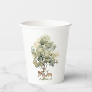 Waldtiere   HirschBaby-Dusche Pappbecher