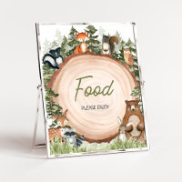 Waldtiere Holz-Slice Food