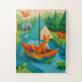 Waldtiere im Origami-Stil – Bunte Origami-Wildnis 