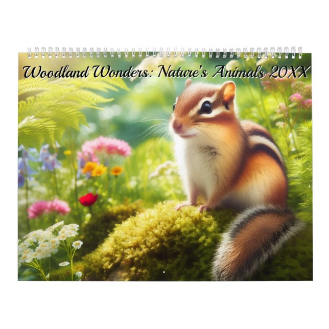 Waldtiere  kalender (Titelbild)