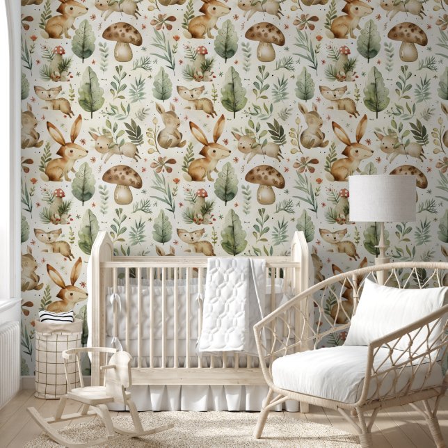 Waldtiere Kinder Tapete (Kinder)