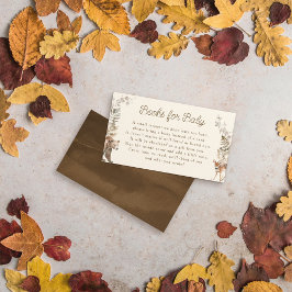 Waldtiere Kleinkinderduschbücher für Kinder Begleitkarte