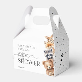 Waldtiere Moderne Babydusche Geschenkschachtel