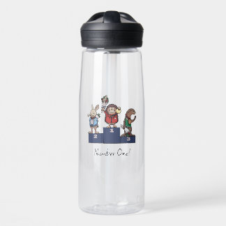 Waldtiere Nummer Eins! Geschenk-Podium-Kunst Trinkflasche