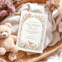 Waldtiere Pilz Baby Shower