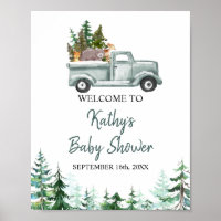 Waldtiere Pinienbäume Begrüßungszeichen