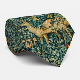 WALDTIERE Roter Fuchs, Pheasat Grüner Blumennacken Krawatte