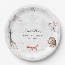 Waldtiere Rustikale Woodland Babydusche