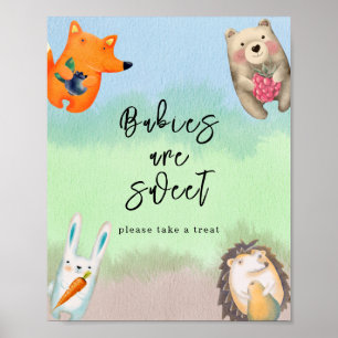 Waldtiere - Säuglinge sind süß Poster